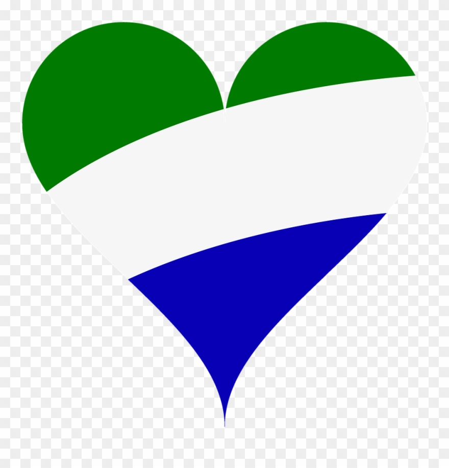 Sierra Leone Map And Flag Clipart