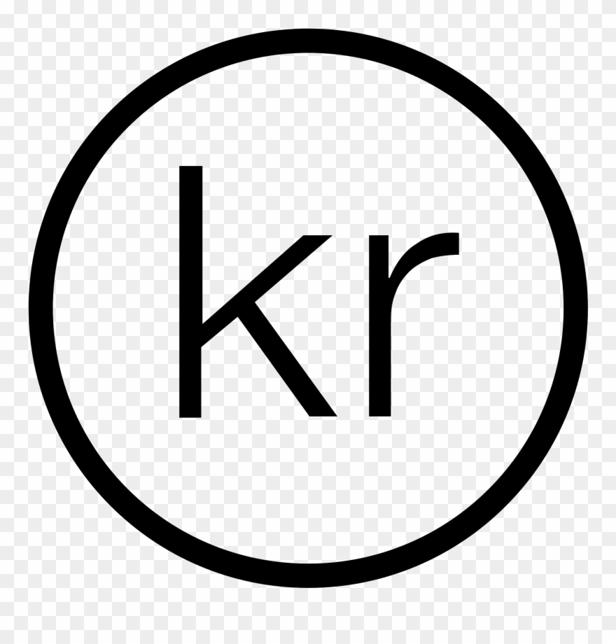 Swedish Krona Icon - Circle Clipart