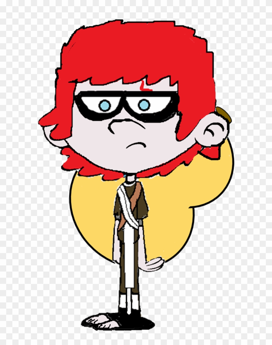 Lars Loud Cosplays Gaara Naruto Anime Clipart