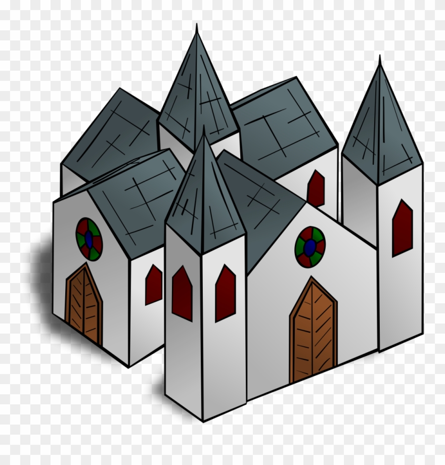 Construcción De Una Iglesia Clipart