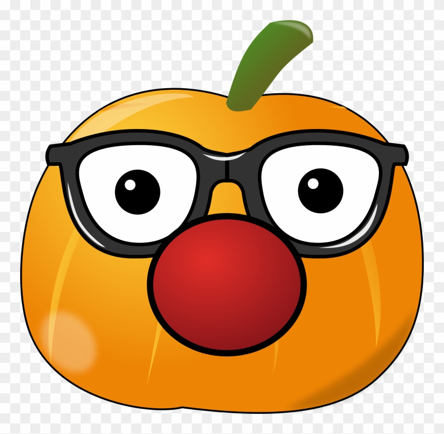Free Clowny Pumpkin - Nikumaroro Island Clipart
