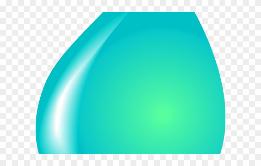 Water Drop Clipart Blue Water - Circle - Png Download