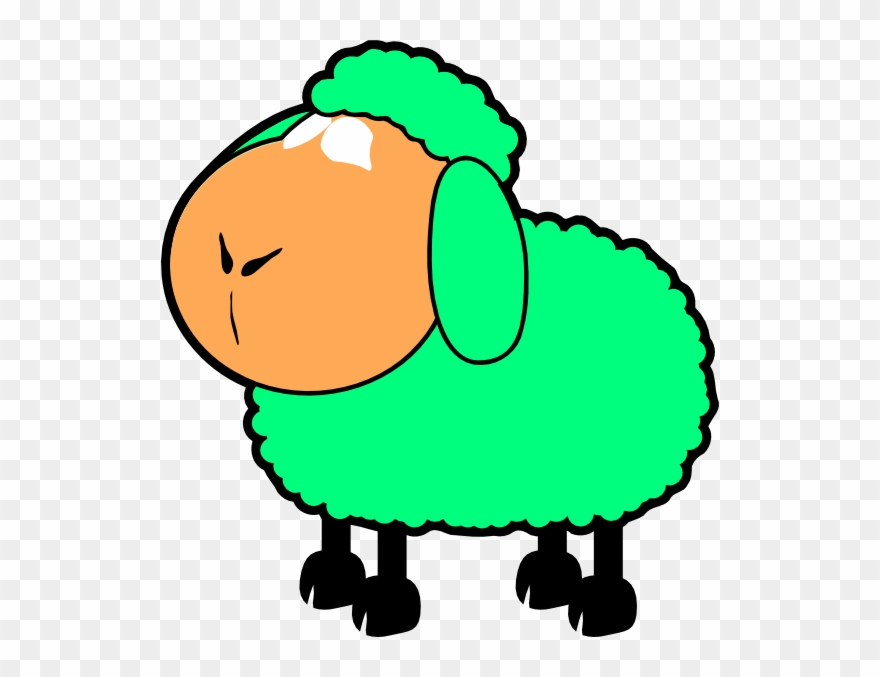 Sheep Clipart Foot - Sheep Clip Art - Png Download