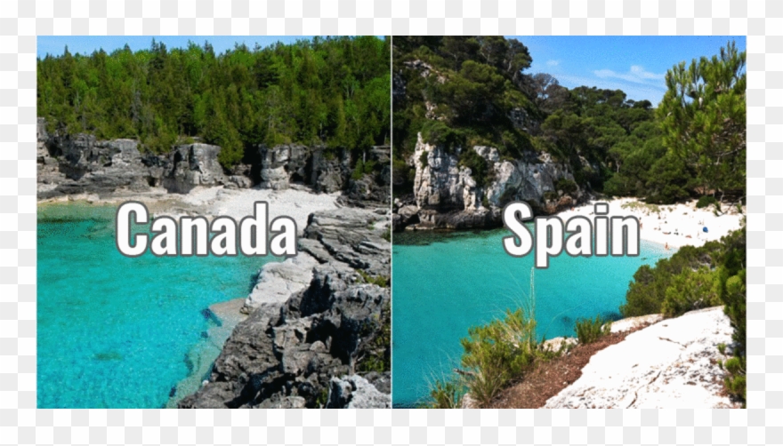 Canada - Cala Macarella Clipart