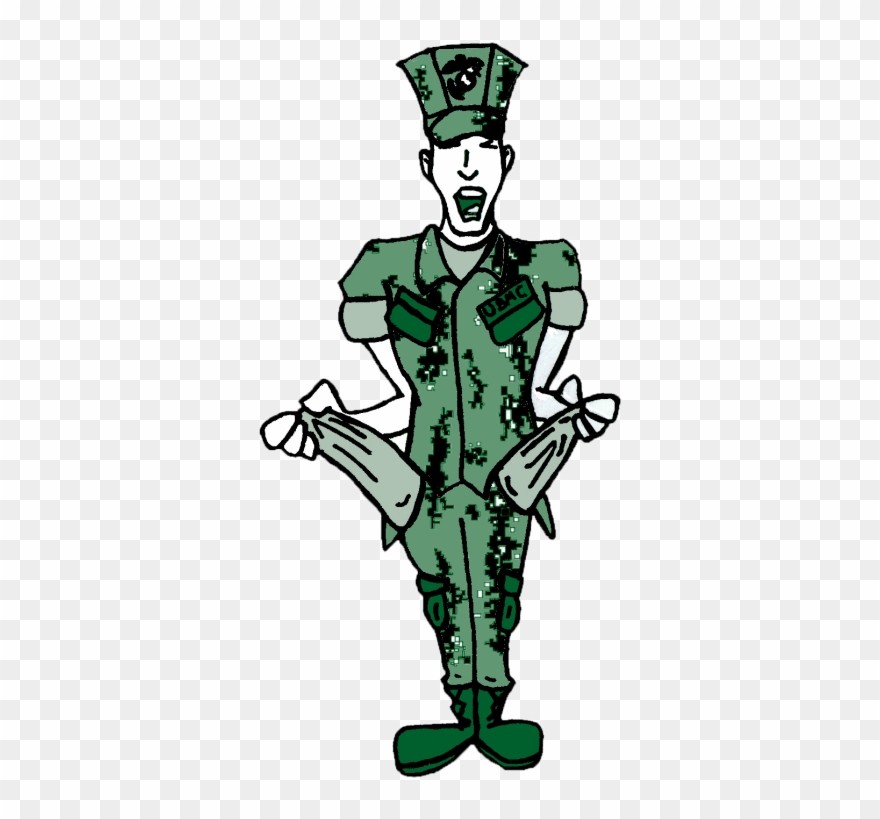 Veterans Enraged By Absent Benefits - Cartoon Clipart