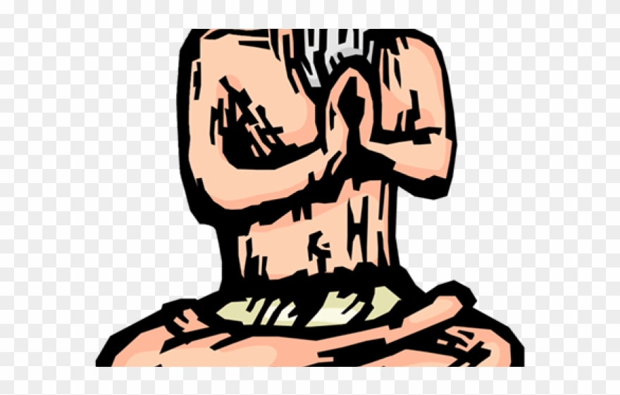 Meditation Clipart Holy Man - Clip Art - Png Download