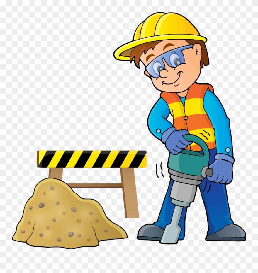 Construction Worker Clipart - Png Download