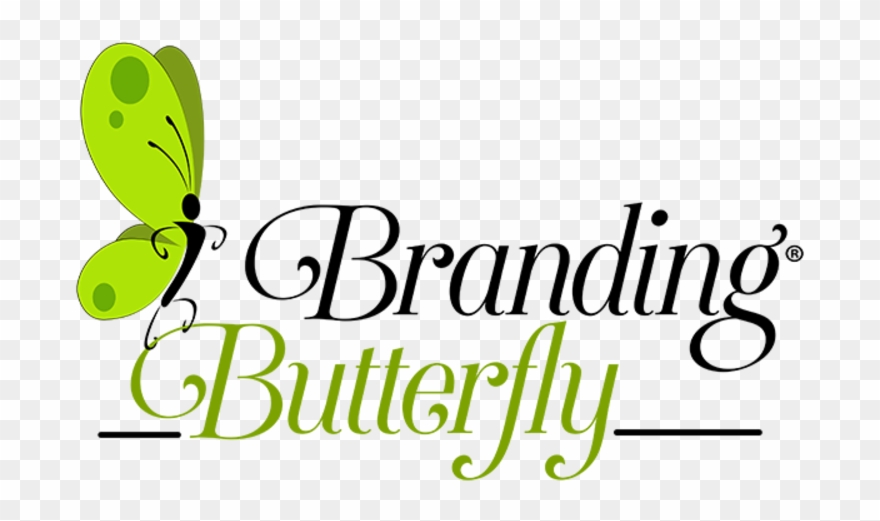 Branding Butterfly - Brand Clipart