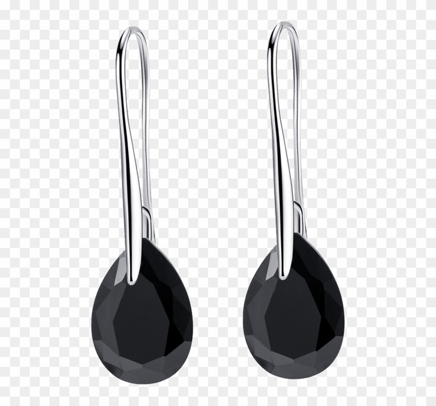 Vintage Faux Rhinestone Water Drop Earrings Ebk72142 Clipart