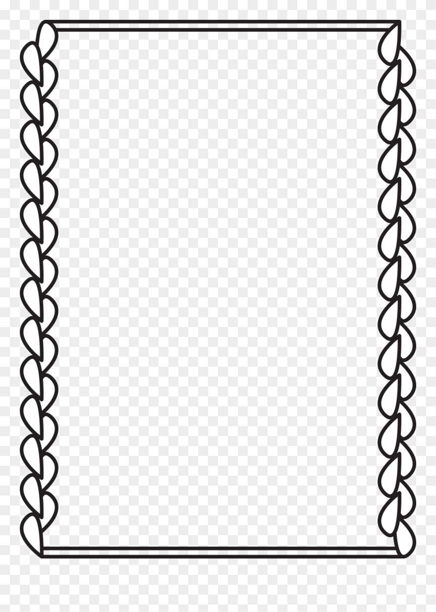Image Cover, Letters For Kids, Page Borders, Binder, - Borders And Frames Clipart