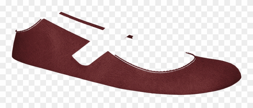 R1654 Ruby Wax Leather - Ballet Flat Clipart