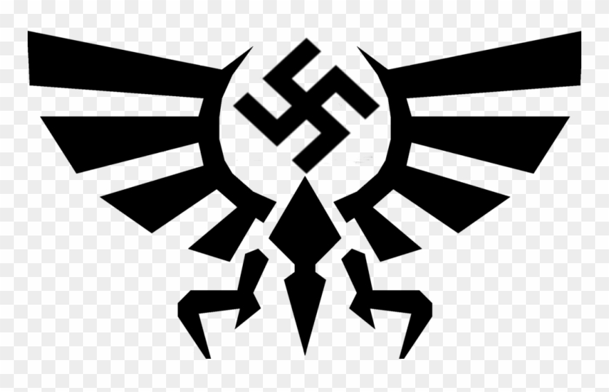 Swastika Triforce By Sacka Rumpa Dump On Clipart Library - Hylian Crest - Png Download