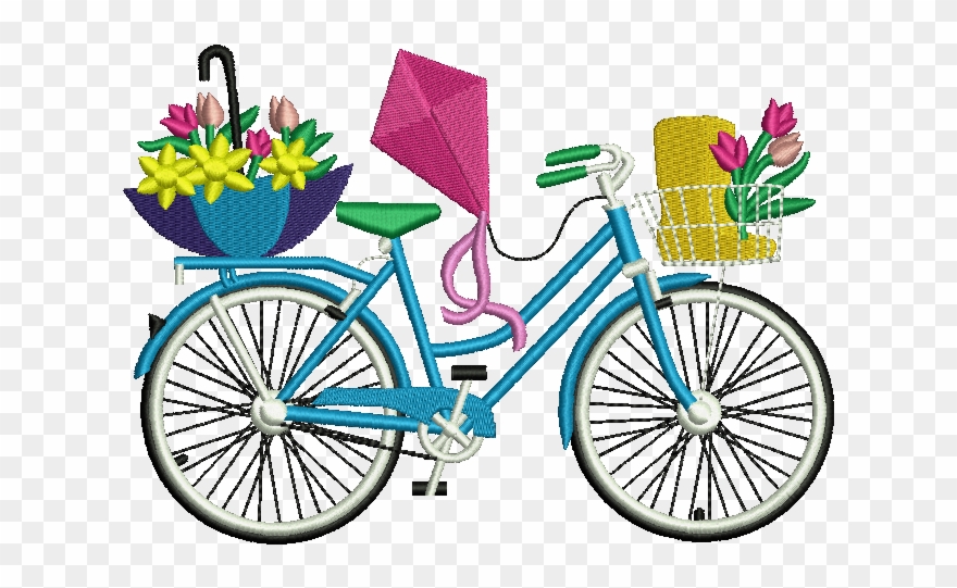 #digitize My #design - Bicycle Embroidery Clipart