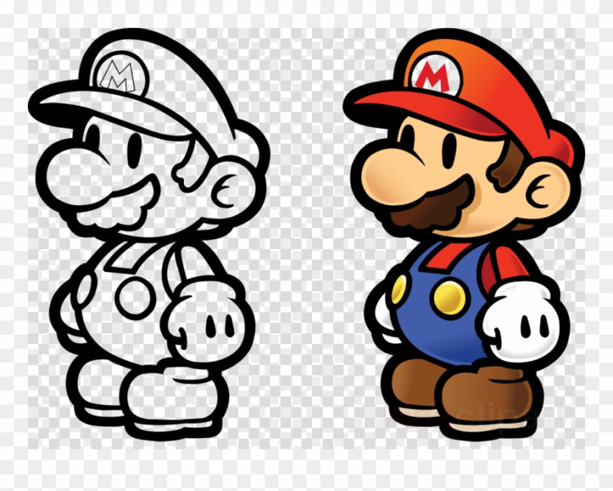 Mario Vector Clipart Mario Bros - Mario Bros And Peach - Png Download