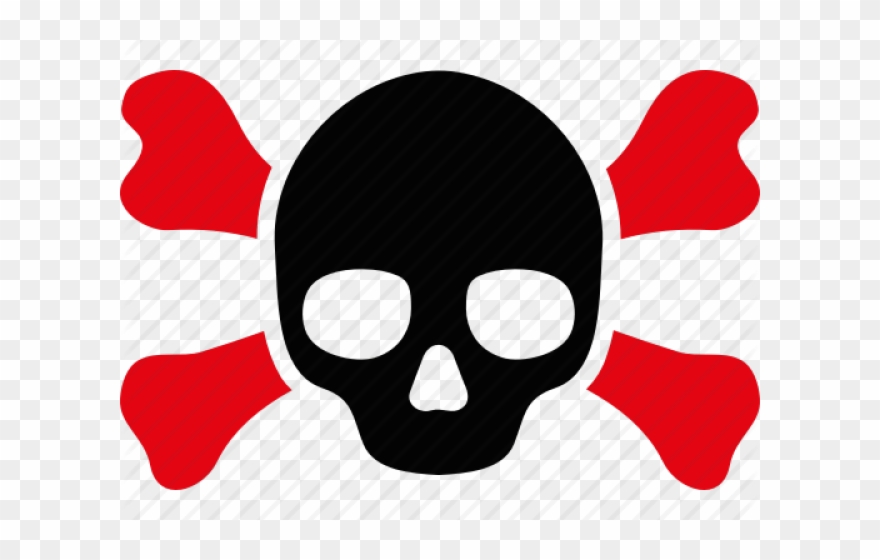 Dead Clipart Crossbones - Skull And Crossbones Transparent Icon - Png Download