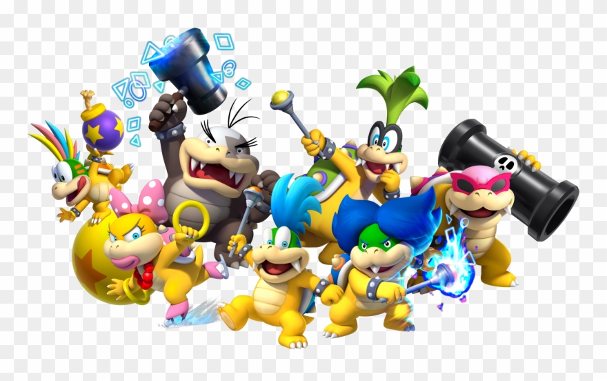 Super Mario Brothers Koopalings Clipart