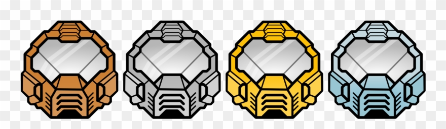 Helmet Badges Agraelus - Gold Clipart