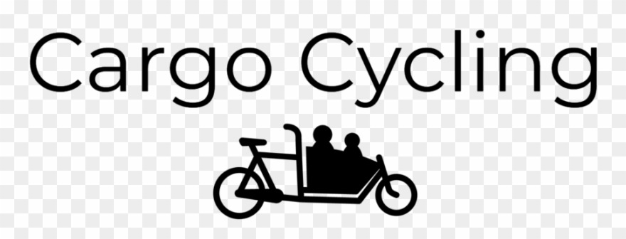 Cargo Cycling Logo Black - Wedding Clipart
