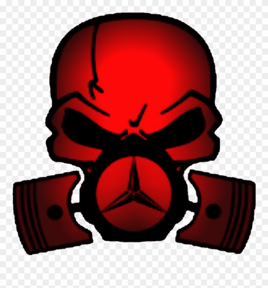 Skull Piston Mask Vw Clipart