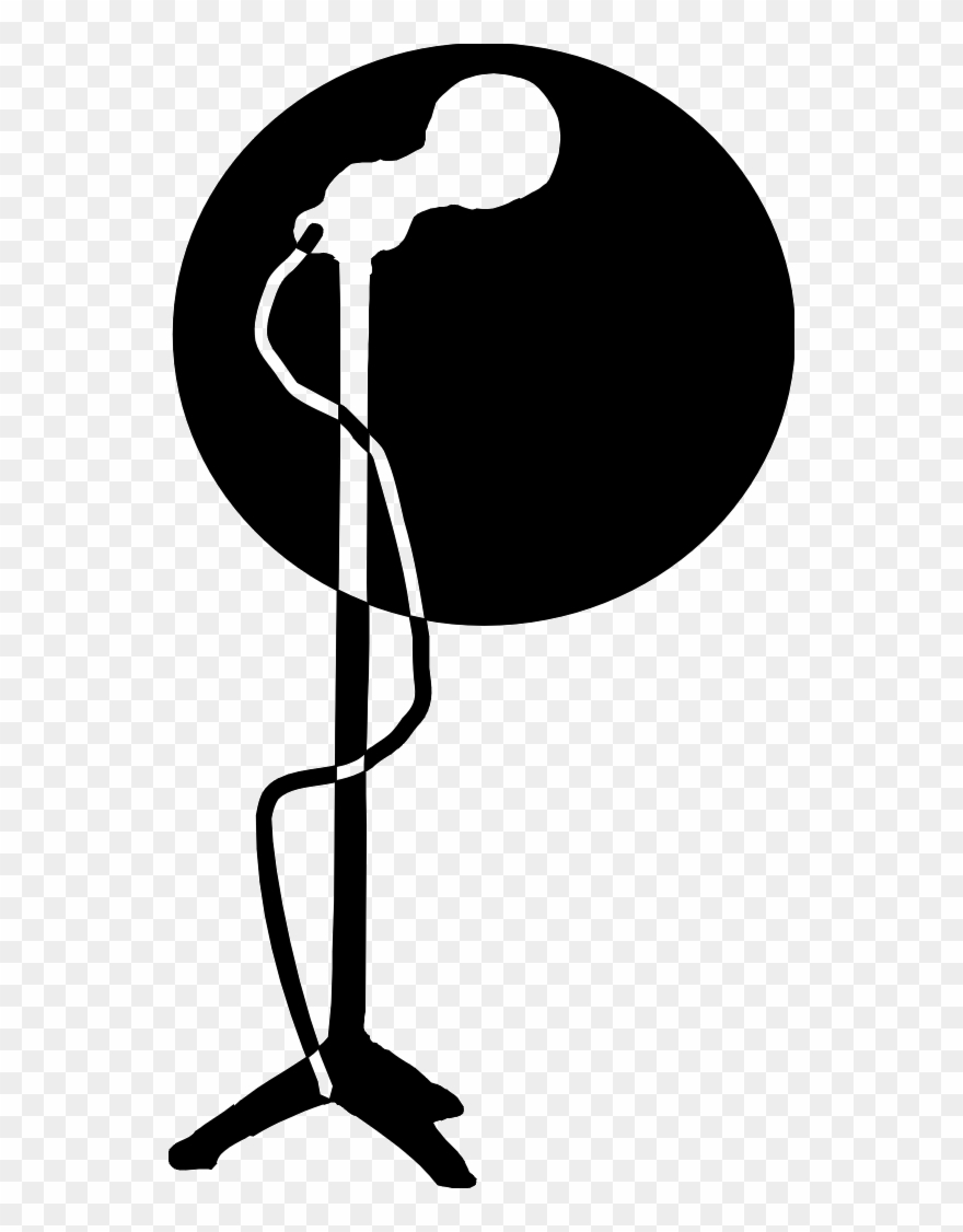 คู่มือโฆษก - ไม ค์ ร้องเพลง การ์ตูน Clipart