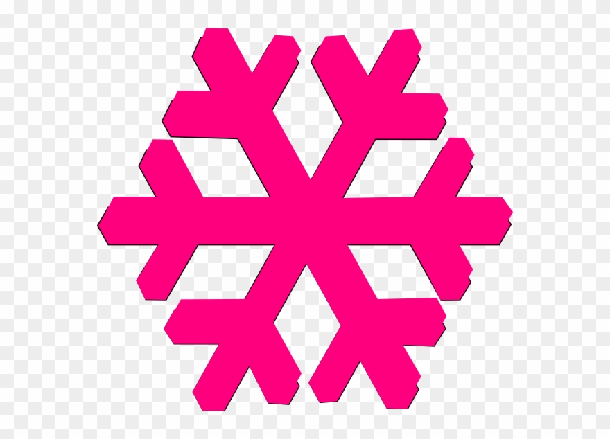 Snowflake Clipart Purple - Png Download