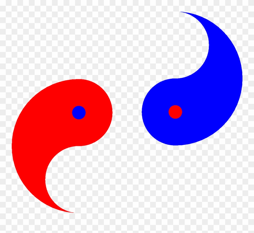 Ying & Yang - Selfishness Vs Selflessness Clipart