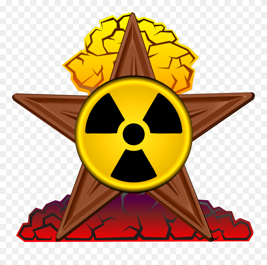 Nuclear Barnstar Hires - Explosive Clipart - Png Download