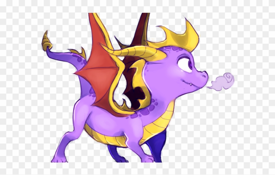 Orbs Clipart Cool Dragon - Spyro The Dragon Fanart - Png Download