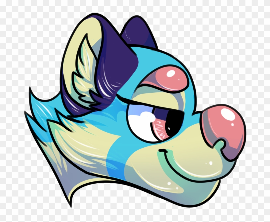 E621 Anthro Big Eyes Fur Half-closed Eyes Male Mammal - Cartoon Clipart