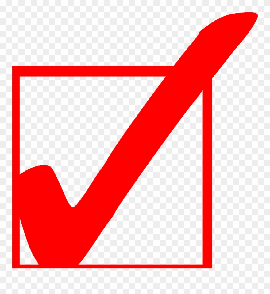 Red Check Box Png Clipart