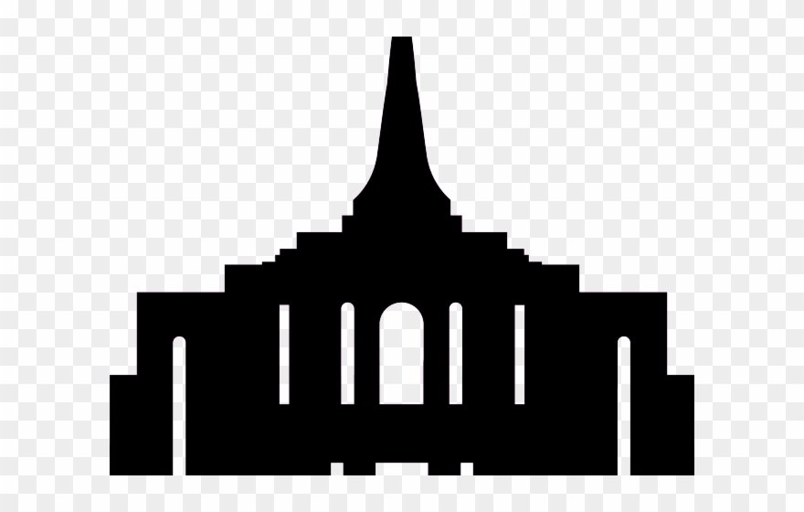 Steeple Clipart Church Temple - Gilbert Arizona Temple Clipart - Png Download