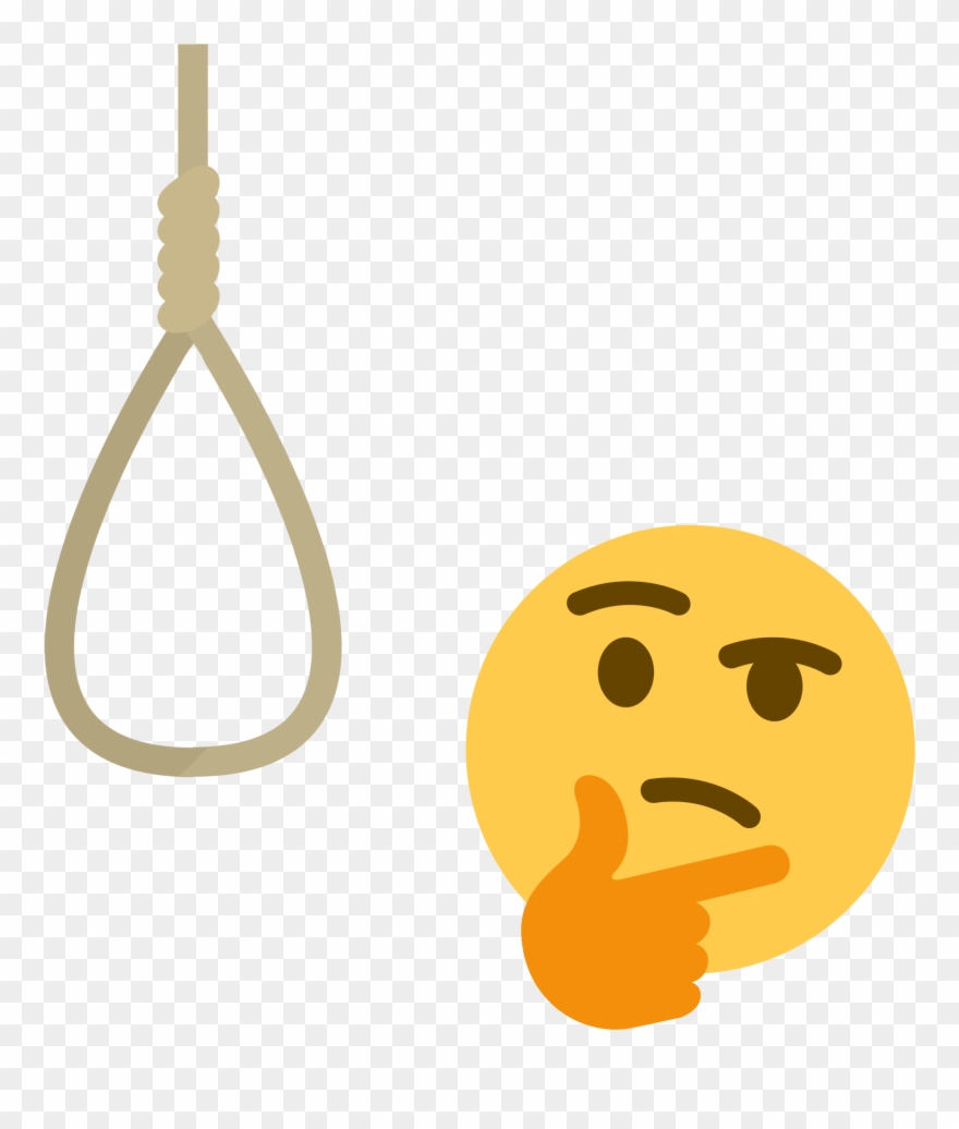 Birds Sing Spaghetti On About 2 Years Ago - Thinking Emoji Rope Clipart