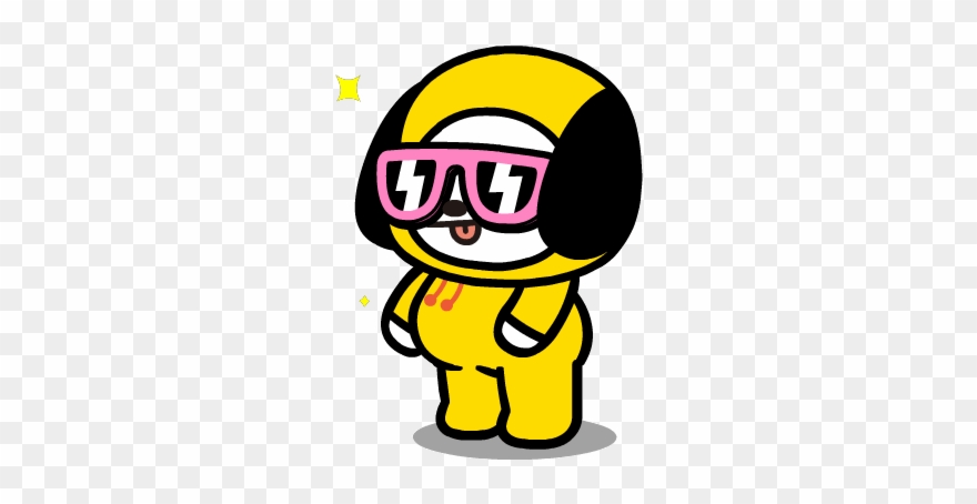 Texto Si Gustas - Chimmy Bt21 Bt21 Chimchim Clipart