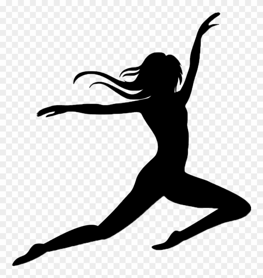 Dynamique Dance Dancer Icon - Transparent Background Dance Silhouette Icon Clipart