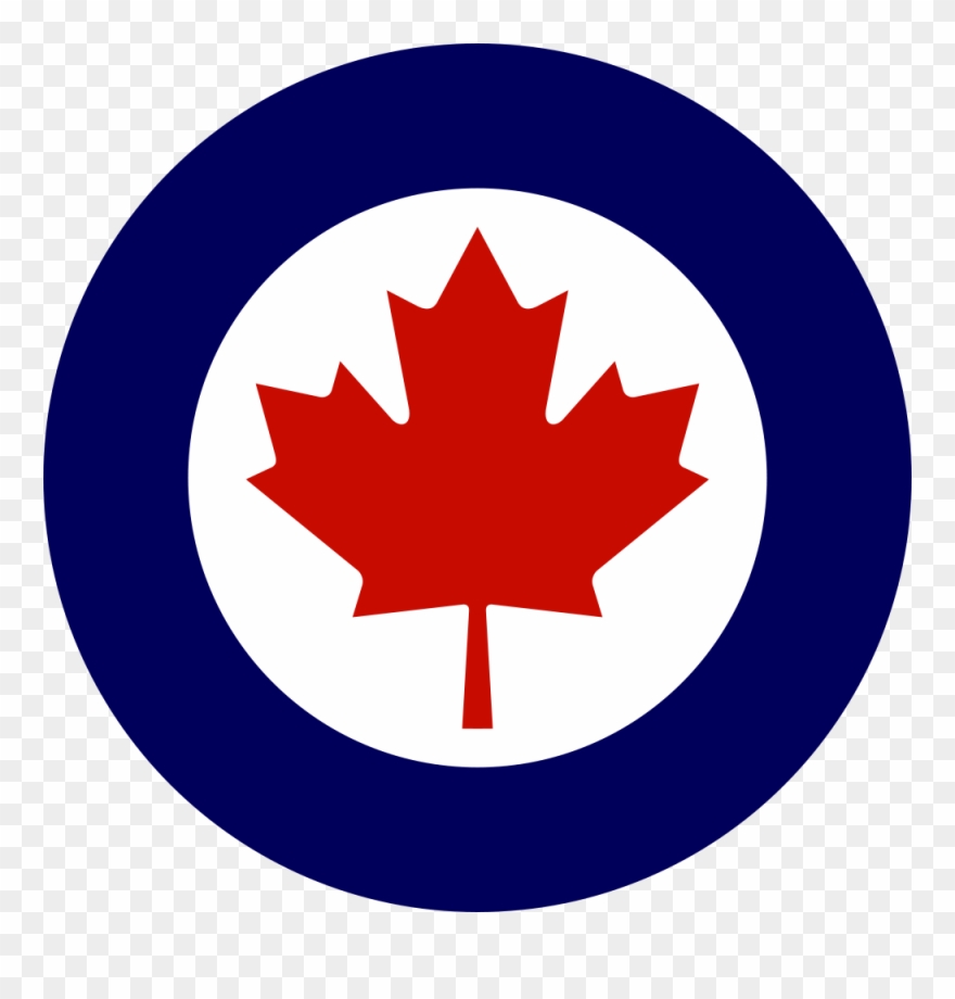 Royal Canadian Air Force Roundel Air Force Rondals - Ww1 Canadian Air Force Clipart