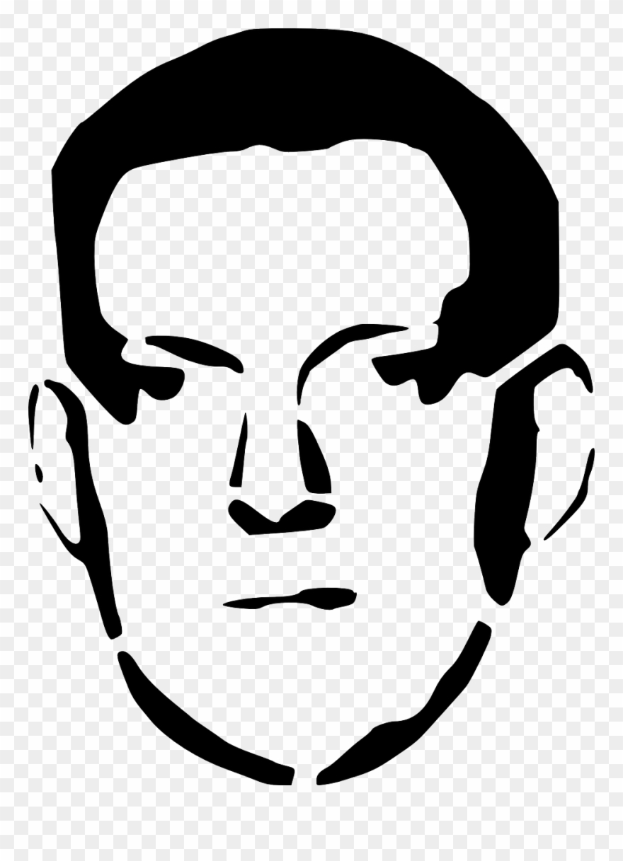 Internet Meme Clipart Png - Man Face Outline Transparent Png