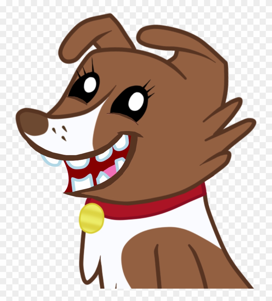 Bad Edit, Broken Teeth, Edit, Faic, Safe, Simple Background, - Cartoon Dog Transparent Background Clipart