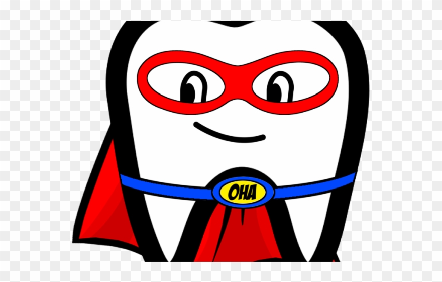 Teeth Clipart Superhero - Clip Art - Png Download