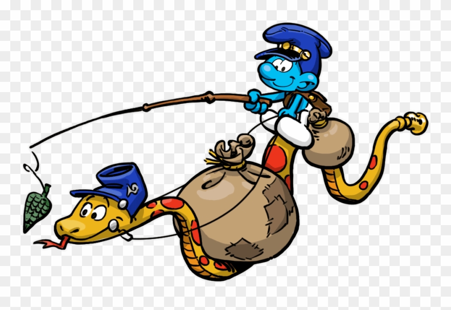 Snake Smurf Clipart