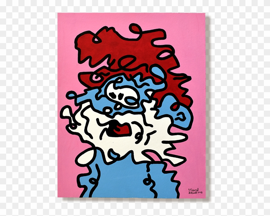 'wiggly Smurf' By Wizard Skull Clipart