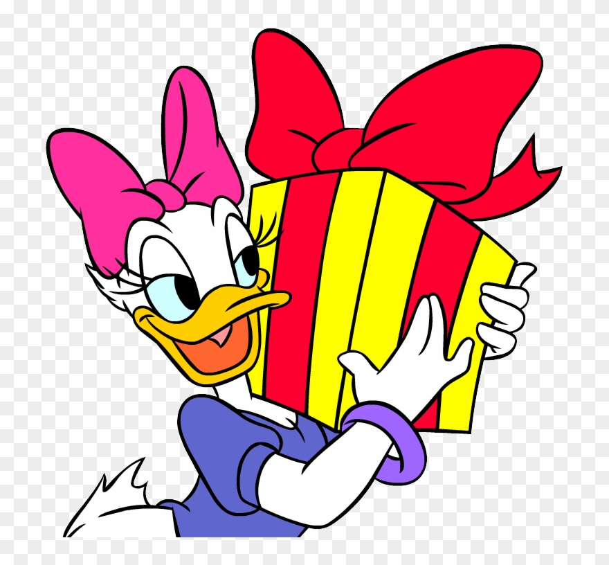 Daisy Clipart Christmas - Daisy Duck Merry Christmas - Png Download