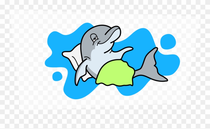 Dolphins Clipart Eye - Sleep - Png Download