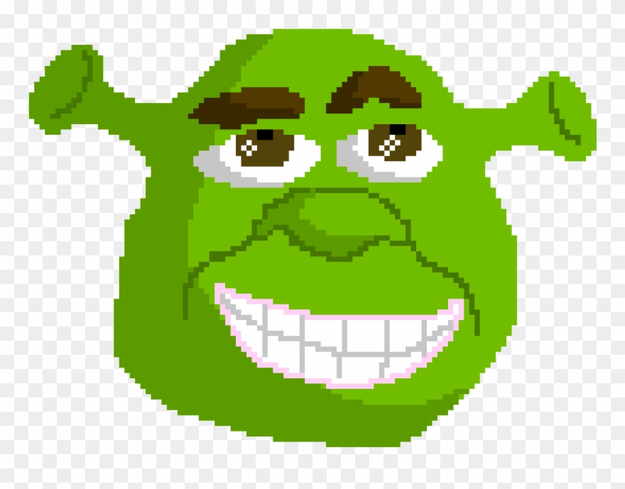 Shrek Face Png Shrek Pixel Art Maker - Pixel Shrek Clipart