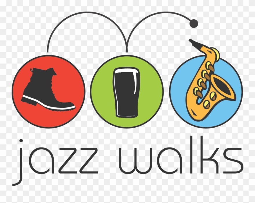 Jazz Walks Logo Black - Logo Clipart