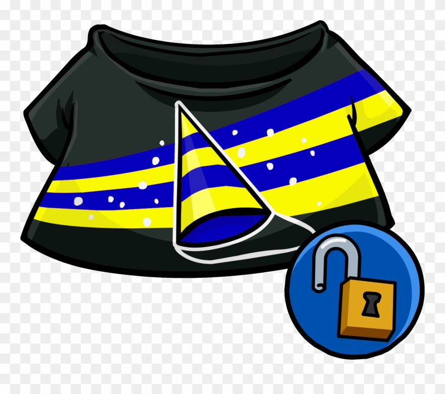 1million, Ocean Blue, Beta Hat T-shirt And 2000 Coins - Code On Club Penguin 2018 Clipart