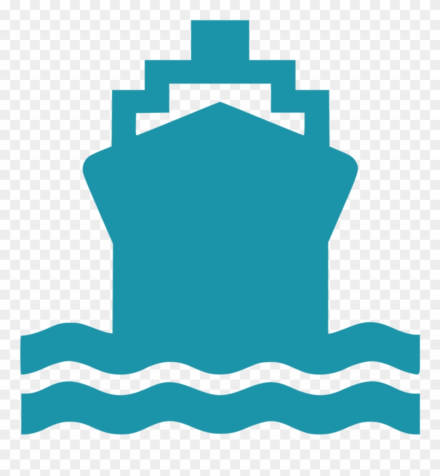 Ferry Clipart Icon - Port Clip Art - Png Download