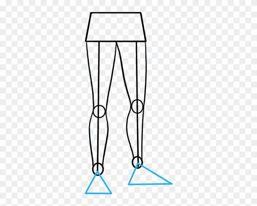 How To Draw Legs - Draw Legs Clipart