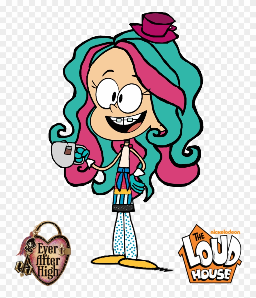 Luan Loud From “the Loud House” As Maddie Hatter From - Loud House #1: "there Will Be Chaos" Clipart