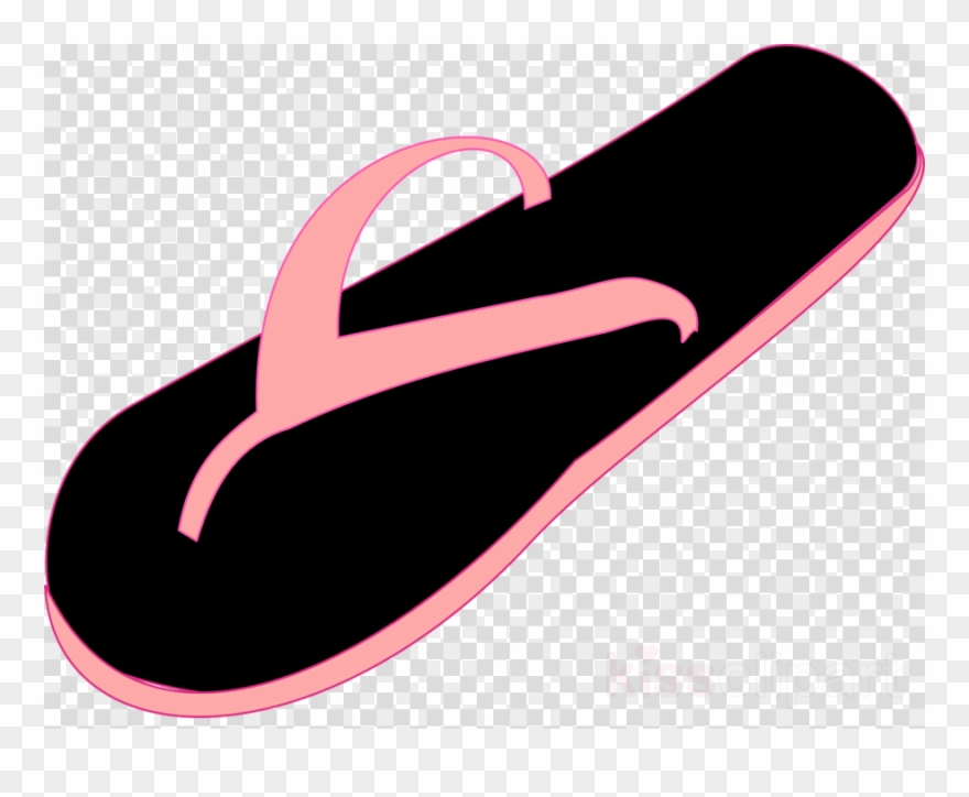 One Flip Flop Clip Art Clipart Slipper Flip-flops Clip - Play Button Eps - Png Download