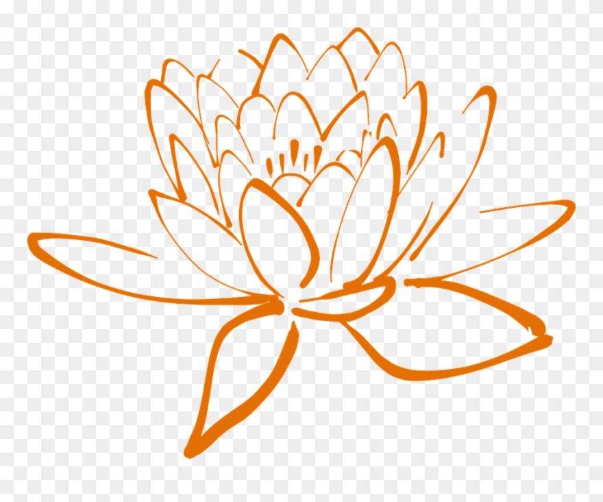 Lotus Clipart Lotus Blossom - Lotus Flower Ornament (round) - Png Download